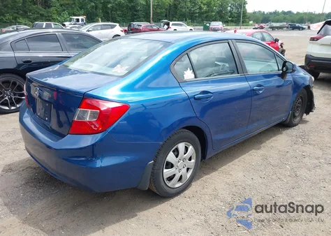 2012 Honda Civic Lx z USA, uszkodzony, nr VIN 19XFB2F50CE323737